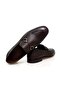 Brown Laceless Genuine Leather Men's Shoes - 2