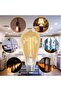 E27 ST64 6W Vintage LED Filament Bulb, 2700K Warm White, 630LM, Pack of 6 - 7