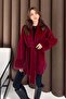 Fur Coat Burgundy 2505 - 3