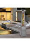 zMartEx Outdoor Garden Pyramid Patio Silver Heater Premium Quality - 8