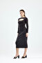 Low-Cut Combed Cotton Long Dress - 6