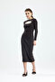 Low-Cut Combed Cotton Long Dress - 4