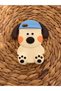 iPhone 7-8 Plus (5.5 Inch) Compatible Cute Eared Dog Pochacco Patterned Soft Dough Silicone Case