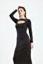 Low-Cut Combed Cotton Long Dress - 3