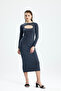 Low-Cut Combed Cotton Long Dress