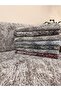 Sofa Cover Luxury Cotton Marble Pattern Non-Slip Reversible Fringed Decorative for Daily Use - 3