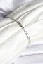 Snake Model Zircon Stone Silver Color Brass Waterway Women's Bracelet - - 2