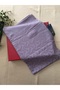 Mineleşarp Cotton Jacquard Never Slips Color Lilac Purple Shawl