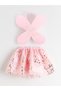Pink tutu skirt and wing costume for girls - 3