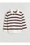 Polo Neck Striped Boys' Knitwear Sweater