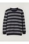 I Sıfır Roba Yaka Striped Men's Knitwear Sweater from Freezen Store