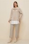 Button Detail Pants 70938 - 4