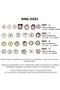 6-7-8-9 MULTI 25 piece Bohemian retro style acrylic resin gold foil ring set for women with dopamine - 2