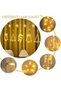 Christmas Curtain Light Fairy Light,LED Christmas String Lights Bells Light Elk Light, 8 Modes String Lights Outdoor Indoor for Home Bedroom Wall Decorations (Warm White) - 3