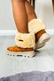 Girls' and Women's Winter Furry Lined Suede Boots Shoes - 5