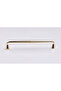 057 Gold Plated Cabinet – Drawer Handle |   Zamak 5 |   160 mm Hole Spacing – Pack of 5 - 3