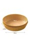50Pcs Disposable Air Fryer Paper Oil Absorbing And Anti Oil Paper Tray Non Stick Baking Pad Large... - 8