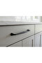 5-Piece 057 Matte Black Cabinet – Drawer Handle |   Zamak 5 |   160 mm Hole Spacing – Pack of 5 - 3