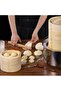 8inch steamer Bamboo Steamer Basket with Lid Dumpling Steamer Basket Chinese Steamer Basket Bamboo S - 5