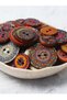 100PCS 25mm 50/100PCS Vintage Painted Printed Wooden Butt -15mm 20mm 25mm DIY Craft Accessories Hand - 7