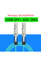 1m OM3 10G SFP+ to SFP+ AOC Active Optical Cable OM3 Multimode 1m 2m 5m 10m 30m 100M 10GBASE Fiber C - 2