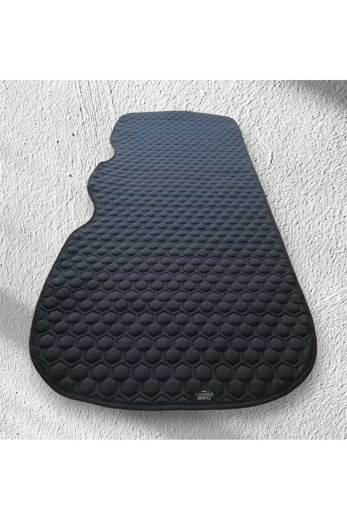 Black Auto Seat Cover Cushion with Back Support Classe Elegance Front Double + Rear Seating Set - 4