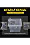 10x Feeding Box Reptile Cage Hatching Container Rearing Tank Clear Reptile Vivarium Terrarium Ins... - 3