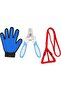 Pet Grooming & Safety 3-in-1 Set: Nail Clippers, Deshedding Gloves, Reflective Harness & Leash - 8
