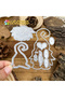 Lovely Valentines Day Love Gnomes Layer Shaker Cards Metal Cutting Dies Scrapbooking Decorative E... - 2