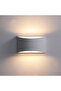 White lamp body Warm White (2700-3500K) Aluminum LED Wall Light Indoor Light Bedroom Living Room Wal - 3