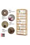 Heavy Duty Metal Shelf Support Pins with Sleeves, 25 pcs Shelf Pegs for Cabinets - 5