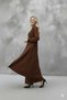 Women's Twill Thin Knitwear Cardigan Dress Double Set - 8