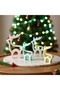 DIY Resin Silicone Mold for Jewelry - 2pcs Hollow Abstract Christmas Reindeer Plaster Ornament, H... - 2