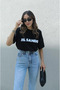 Black Brand Model T-Shirt - 3