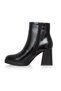 Botine Negre cu Toc Comod Katu - 4