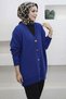 41010 - Stylish Comfortable Buttoned Soft Women's Knitwear Long Cardigan - 3