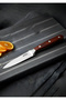 5" Utility Knife Extra Sharp Precision 2.5mm Blade - Stainless Steel & Wood Handle | BB3892 - 6