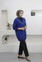 41010 - Stylish Comfortable Buttoned Soft Women's Knitwear Long Cardigan