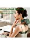 Electric Neck & Shoulder Massager - Shiatsu Deep Tissue with Heat (Green) - 2