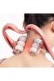 Neck Massager Roller with 6 Massage Balls (Pink)