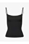 Women's Black and White Skin Color Cotton Soft Thin Strap Tank Top (3 Pieces) - 4