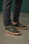 100% Genuine Leather Sneaker Khaki Shoes - 3