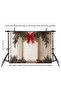 Classic Red Bow Christmas Background 200X150Cm Studio Backdrop - 2