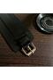 Luxury Thick Genuine Leather Handcuff Bracelet - 31.5 cm Adjustable Buckle Unisex