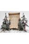 Magical Christmas Postcard Winter Scenery Printing 200X150Cm Photography Backdrop