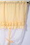 Country Style Pot Curtain Double Ruffled - Compatible with Curtain Rod and Rustic - 7