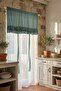 Country Style Pot Curtain Double Ruffled - Compatible with Curtain Rod and Rustic - 3