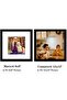 12x12 Black Square Picture Frame Set - 4 Pack - 2