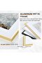 Aluminum A3 Picture Frame Set of 4 (Gold) - 4