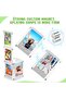 Magnetic Photo Frames (4-Pack) - Clear ABS Magnetic Mini Frames for Instax - 4